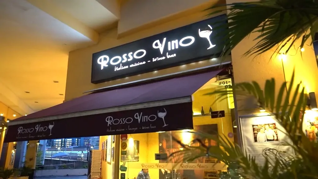 Entrance to the Rosso Vino restaurant