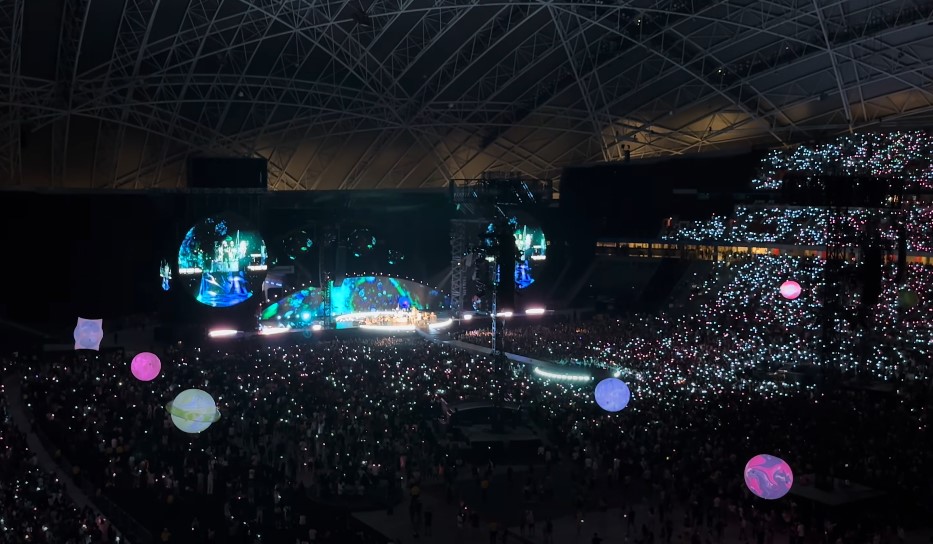 Coldplay concert in Singapore